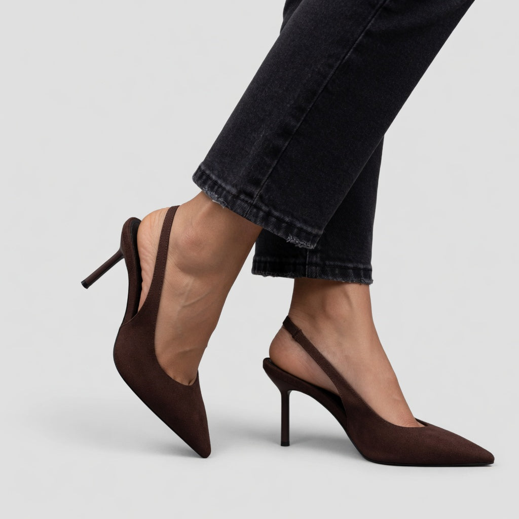Élizabeth™ — Slingback-pumps med stilethæl i parisisk elegance