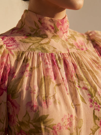Elegant Rosario-kjole i silke – Maison Claire et Sylvie