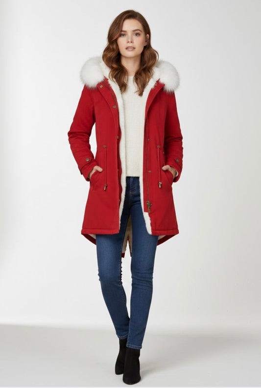 Giulia d’Hiver™ — Varm frakke med elegant hætte