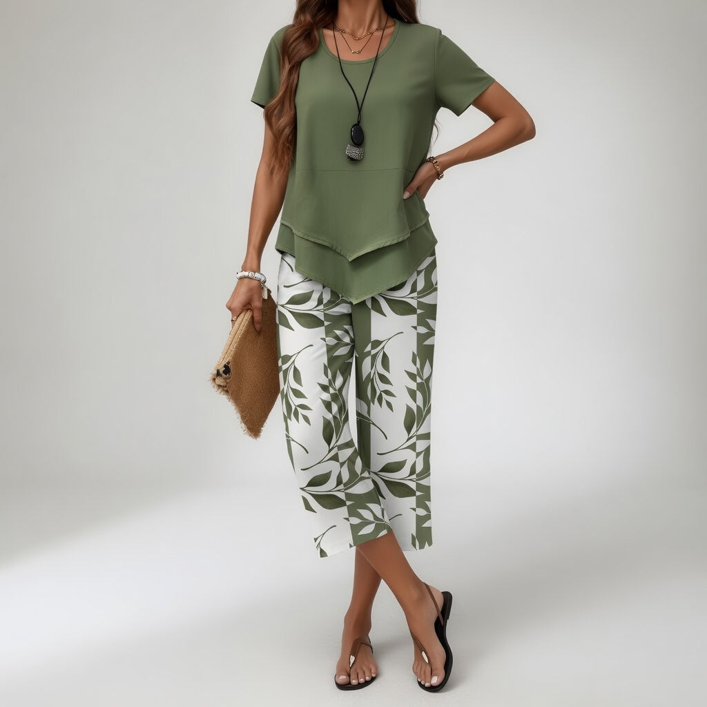 Pascaline™ – Blomstret sommersæt, blødt og let