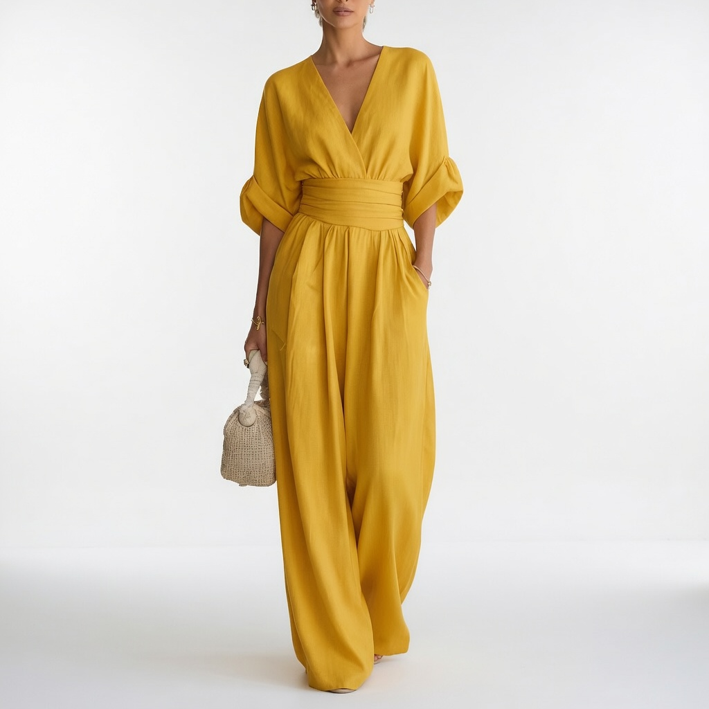 Évoriane™ — Flydende jumpsuit med raffineret sommerelegance