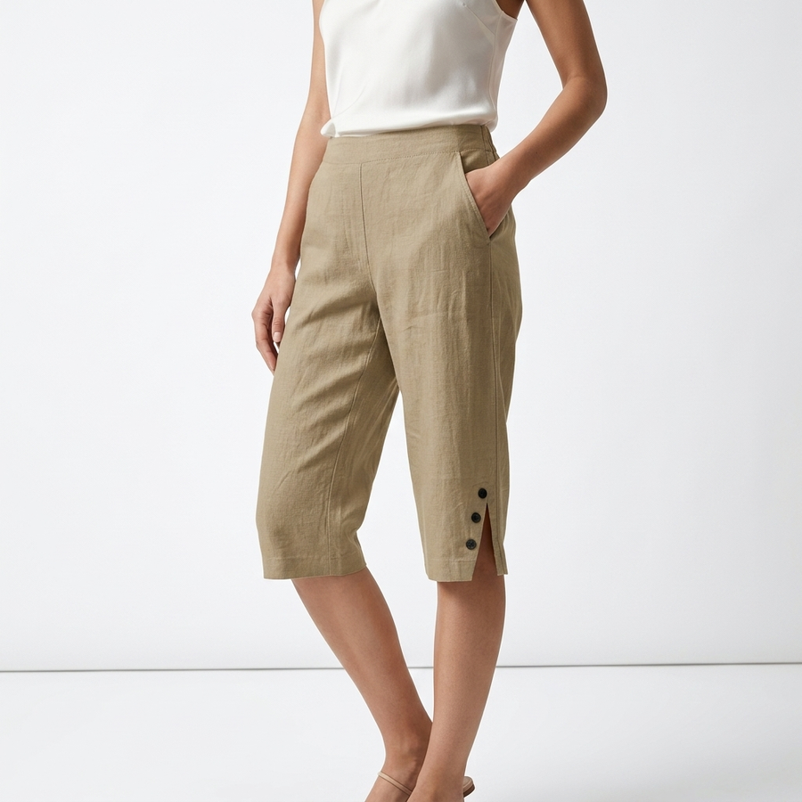 Lorenza™ — Flydende capribukser til sommerkomfort