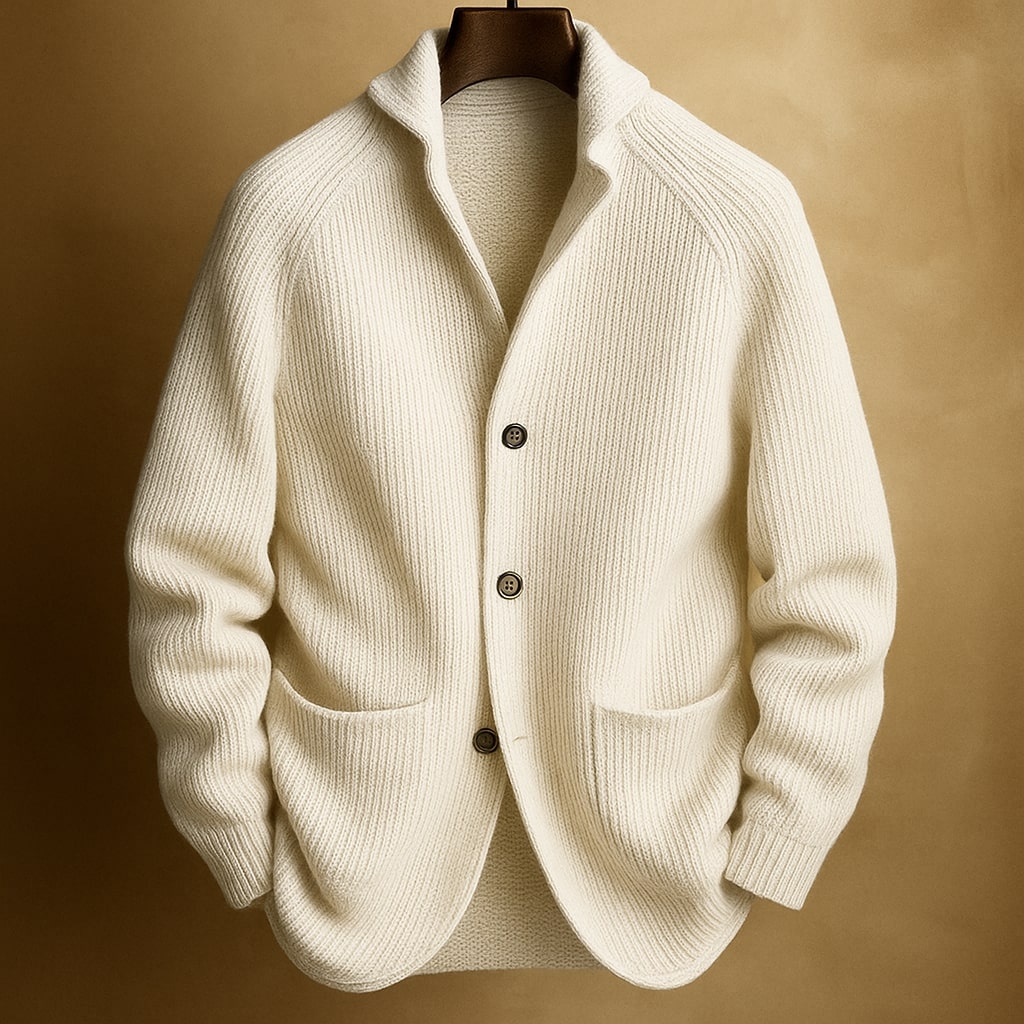 Adel™ – Struktureret cardigan, varme uden tyngde
