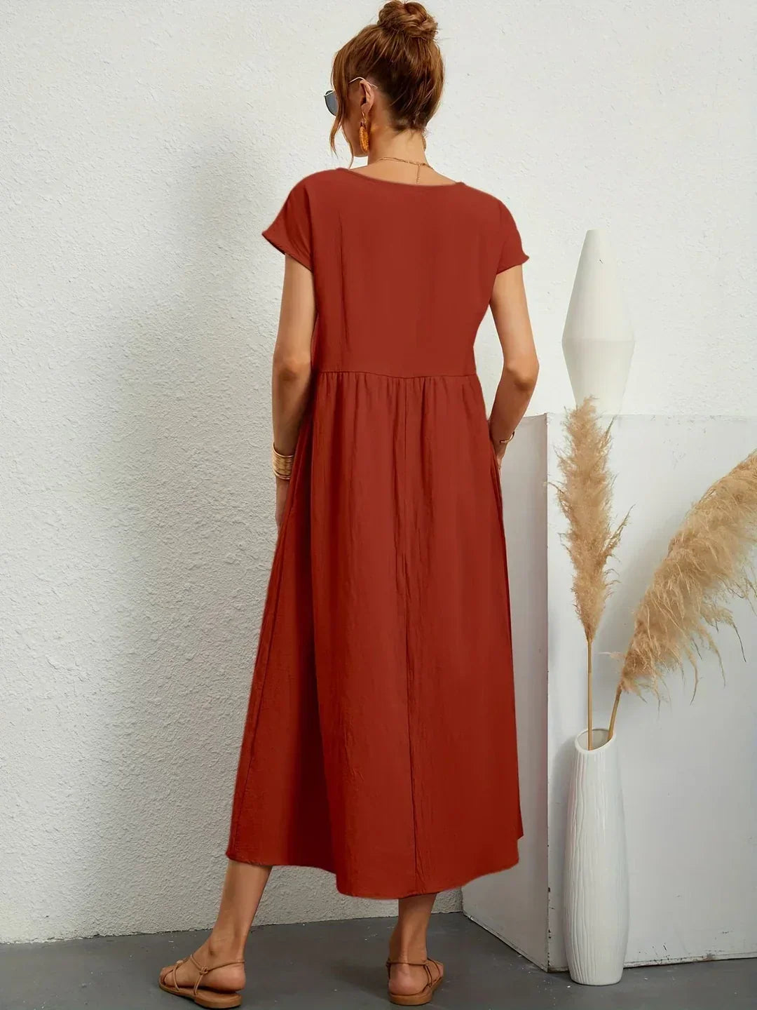 Gabrielle™ - Flydende midikjole med tidløs elegance