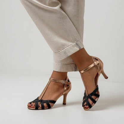Amélia™ — Flettet sandal med stilethæl og feminin retroelegance