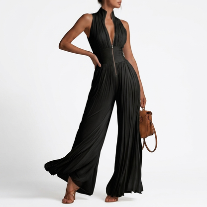 Zéphyria™ — Flydende jumpsuit med blomsterprint og sommerelegance