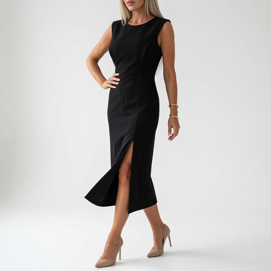 Loredana™ — Elegant midikjole med raffineret silhuet