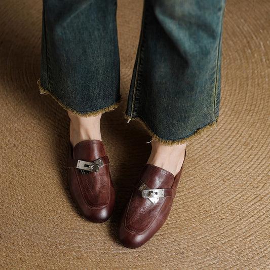 Mariagrazia | Loafer-mules med spænde