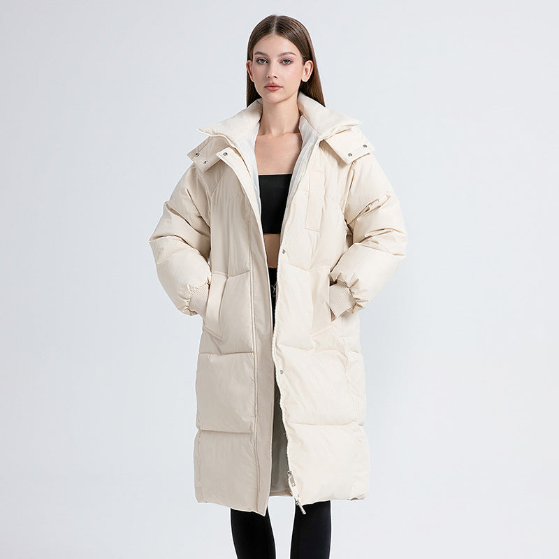 Clarisse™ — Elegant lang quiltet vinterfrakke