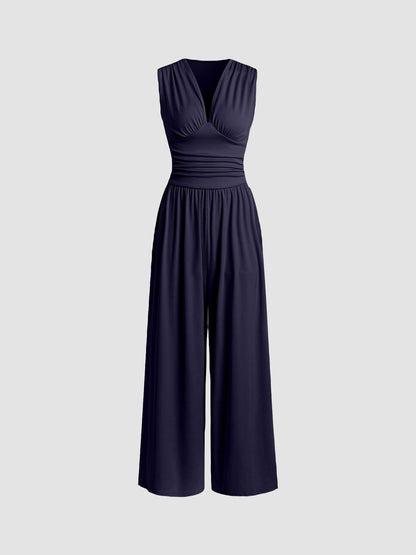 Margaux™ — Elegant flydende ærmeløs jumpsuit