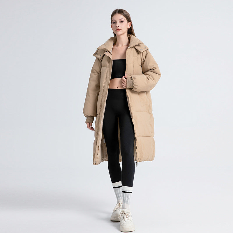 Clarisse™ — Elegant lang quiltet vinterfrakke