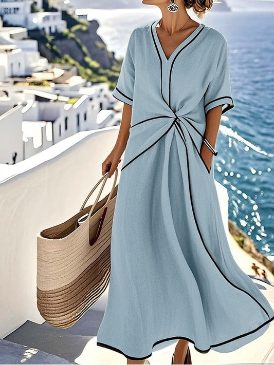Moria™ - Elegant kjole med flatterende talje og festlig chic