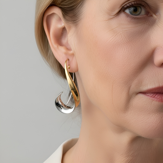 Arielle™ — Elegante tofarvede sko med spænder og høj komfort