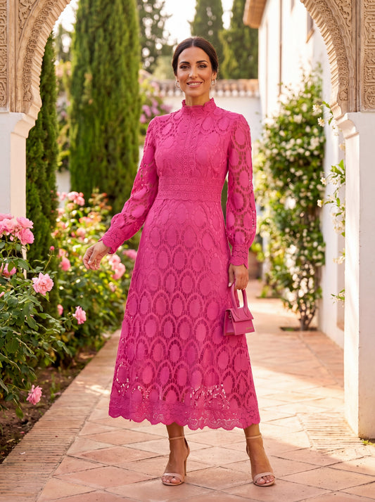 Elegant Carmona-kjole i silke – Maison Claire et Sylvie