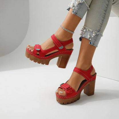 Célimène™ — Sandal med blokhæl og plateau i urban stil