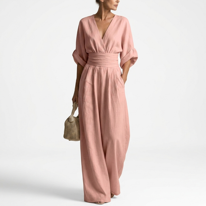 Évoriane™ — Flydende jumpsuit med raffineret sommerelegance