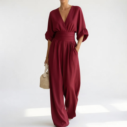 Évoriane™ — Flydende jumpsuit med raffineret sommerelegance