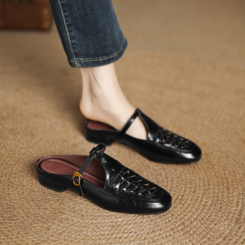 Riza | Flettede mules med rem