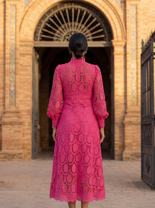 Elegant Carmona-kjole i silke – Maison Claire et Sylvie