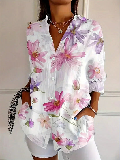 Élianne™ — Elegant bluse med holdbare farver