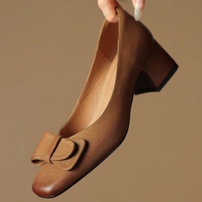 Læderpumps Roselle