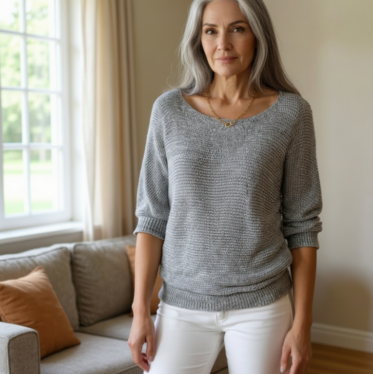 Lucienne™ - Elegant, behageligt og flydende top til hverdagen