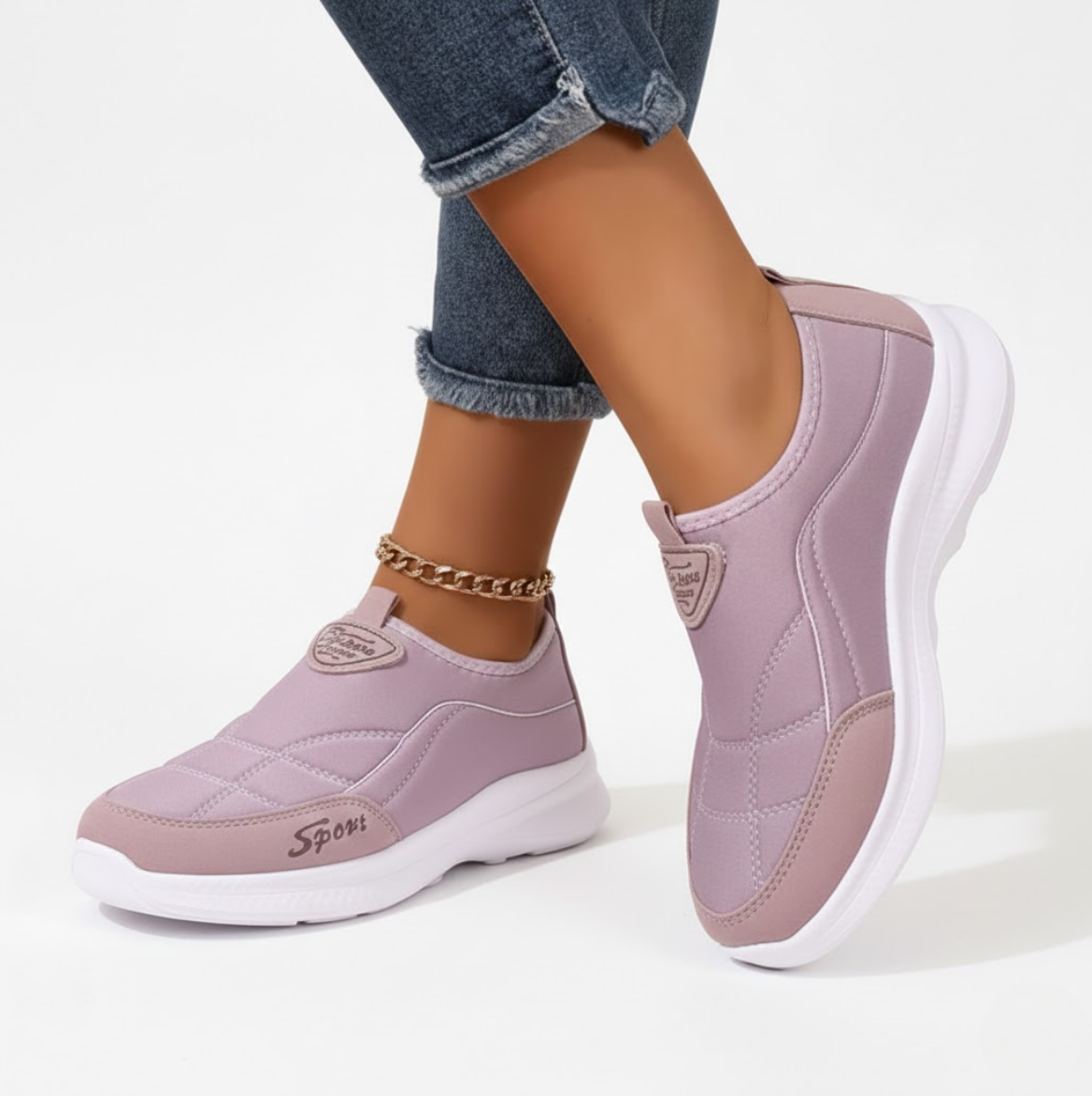 Sabine™ — Lette, moderne og behagelige slip-on sneakers