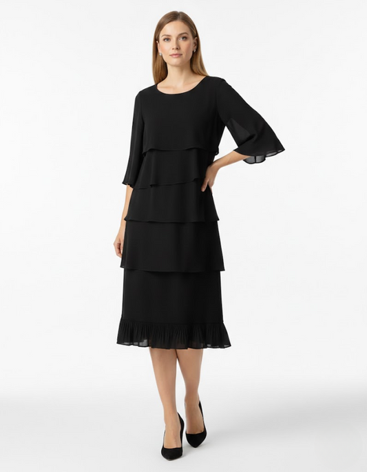 Marguerite™ — Elegant, feminin og behagelig midikjole