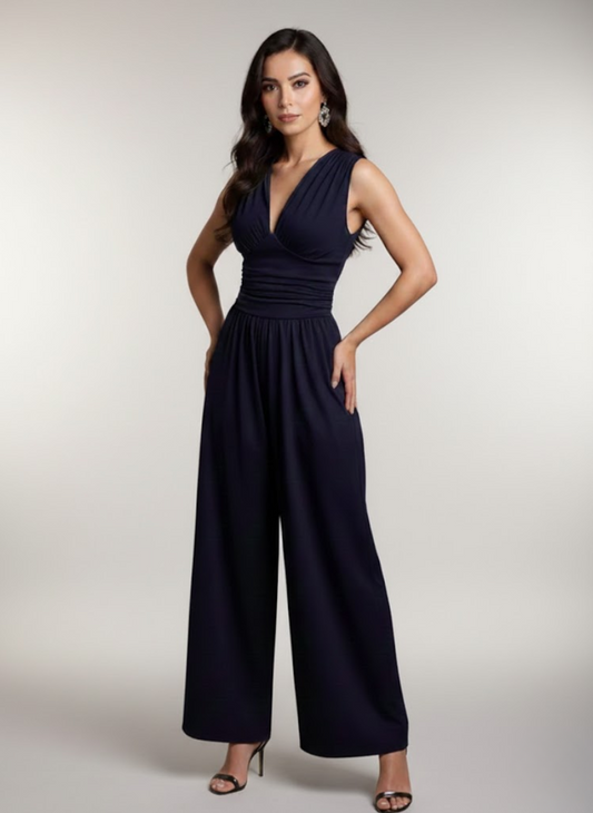 Margaux™ — Elegant flydende ærmeløs jumpsuit