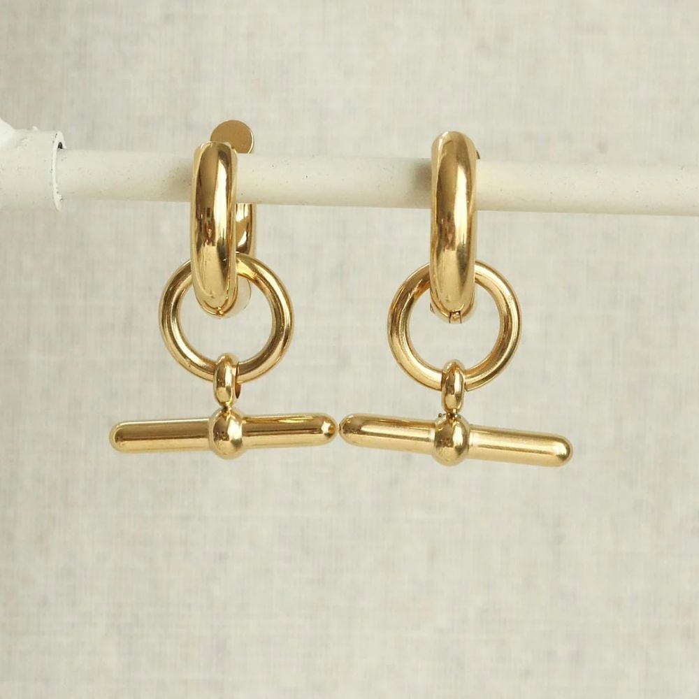 Guldbar Hoops