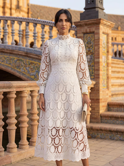 Elegant Carmona-kjole i silke – Maison Claire et Sylvie