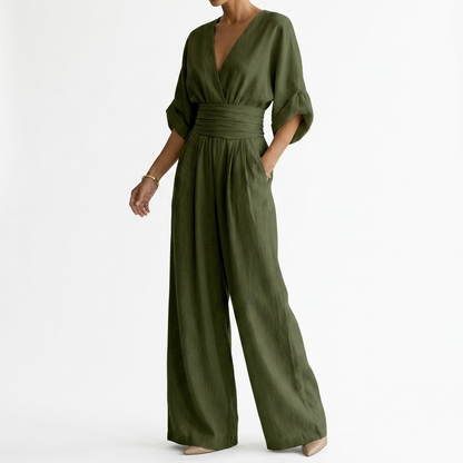 Évoriane™ — Flydende jumpsuit med raffineret sommerelegance