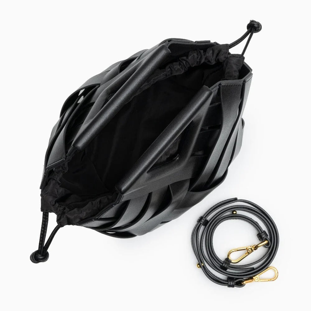 Juliette™ — Elegant flettet taske i blødt læderlook