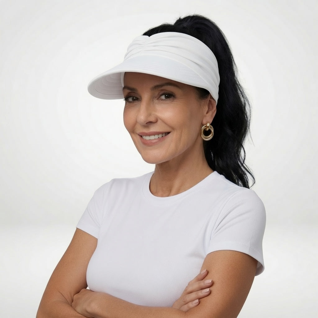 Solarine™ — Sporty chic solskærm med sommerbeskyttelse