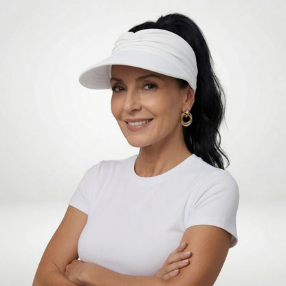 Solarine™ — Sporty chic solskærm med sommerbeskyttelse