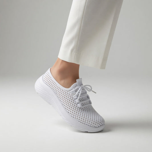 Éloïsette™ — Gennembrudt sneaker med snørebånd og plateausål, feminin lethed