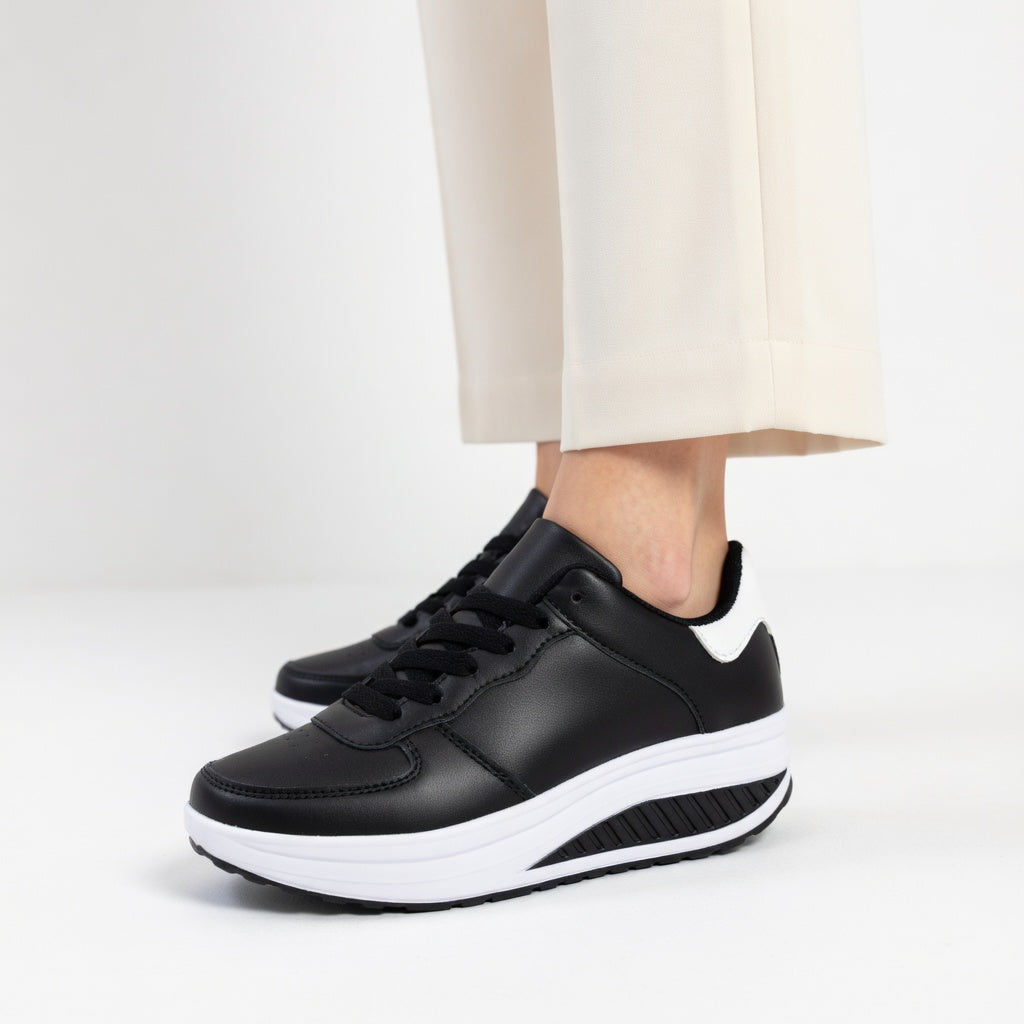 Auréline™ — Elegante, moderne og ergonomiske sneakers med kilesål