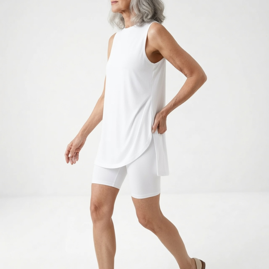 Félicité™ – Fluidt sæt med shorts og ærmeløs top