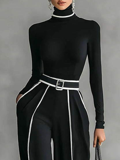 Vera™ | Elegant sæt med kontrastdetaljer
