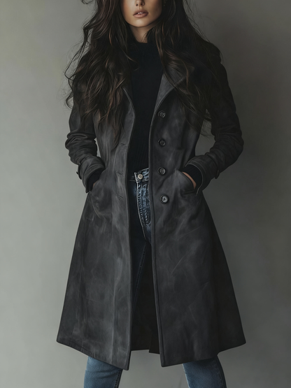 Teresa™ — Elegant trenchcoat med tidløs blødhed