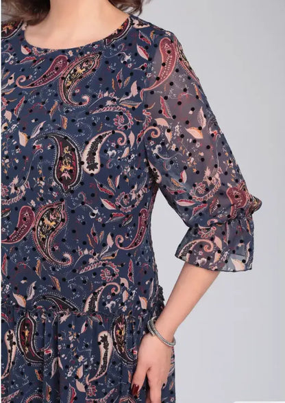 Oriane™ — Elegant blomsterkjole i tidløs stil