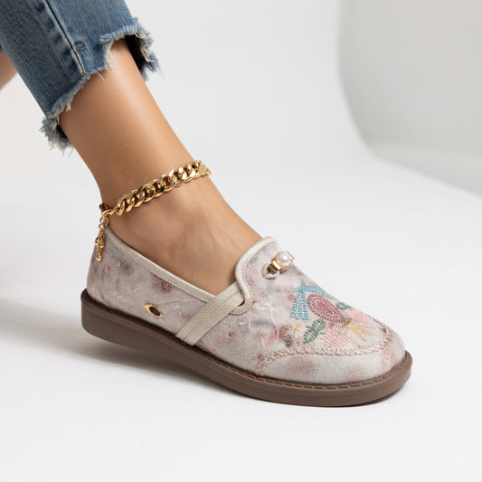 Mirelisse™ — Elegante broderede sneakers med ergonomisk komfort