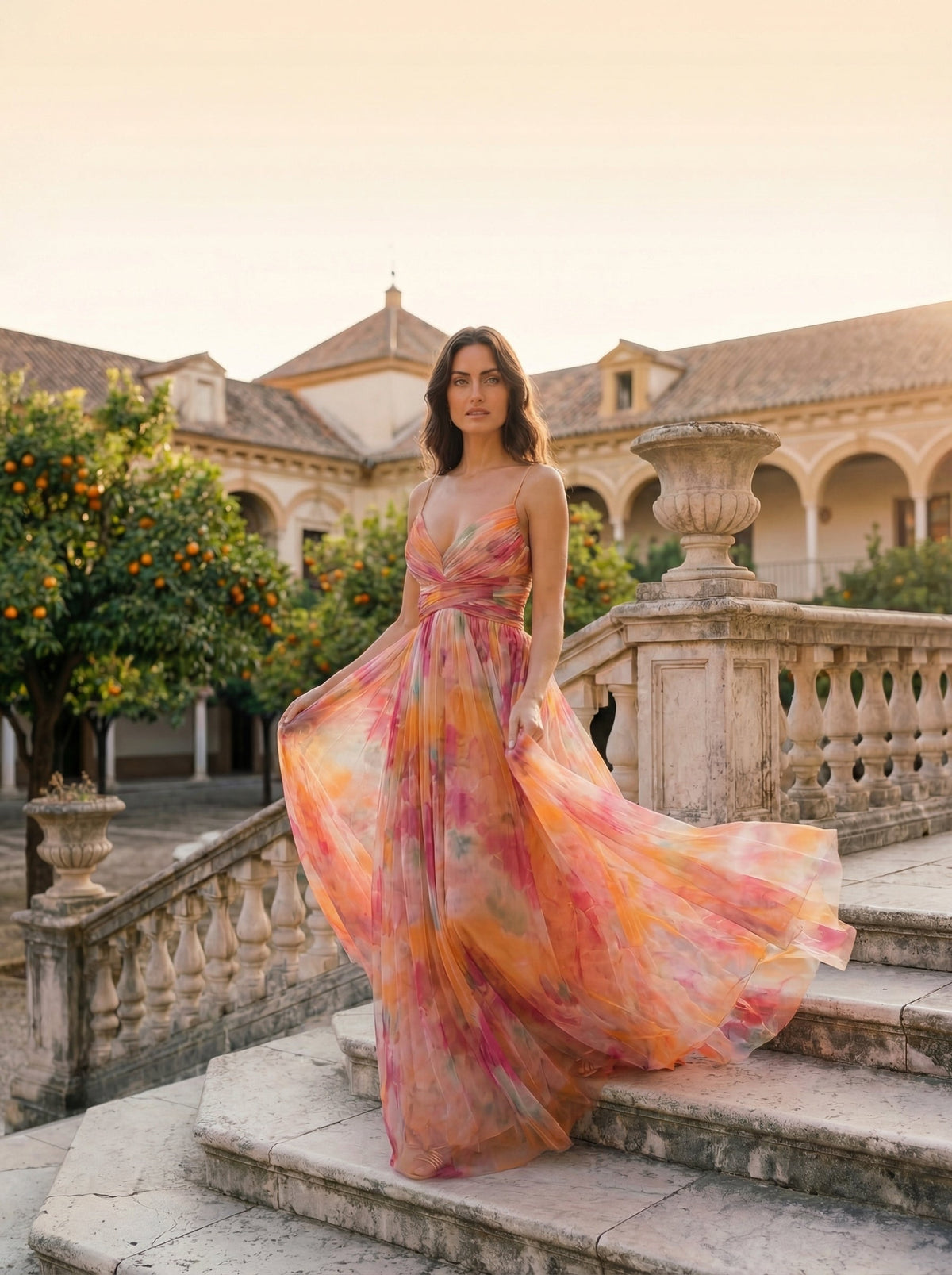 Marbella elegant silkekjole – Maison Claire et Sylvie