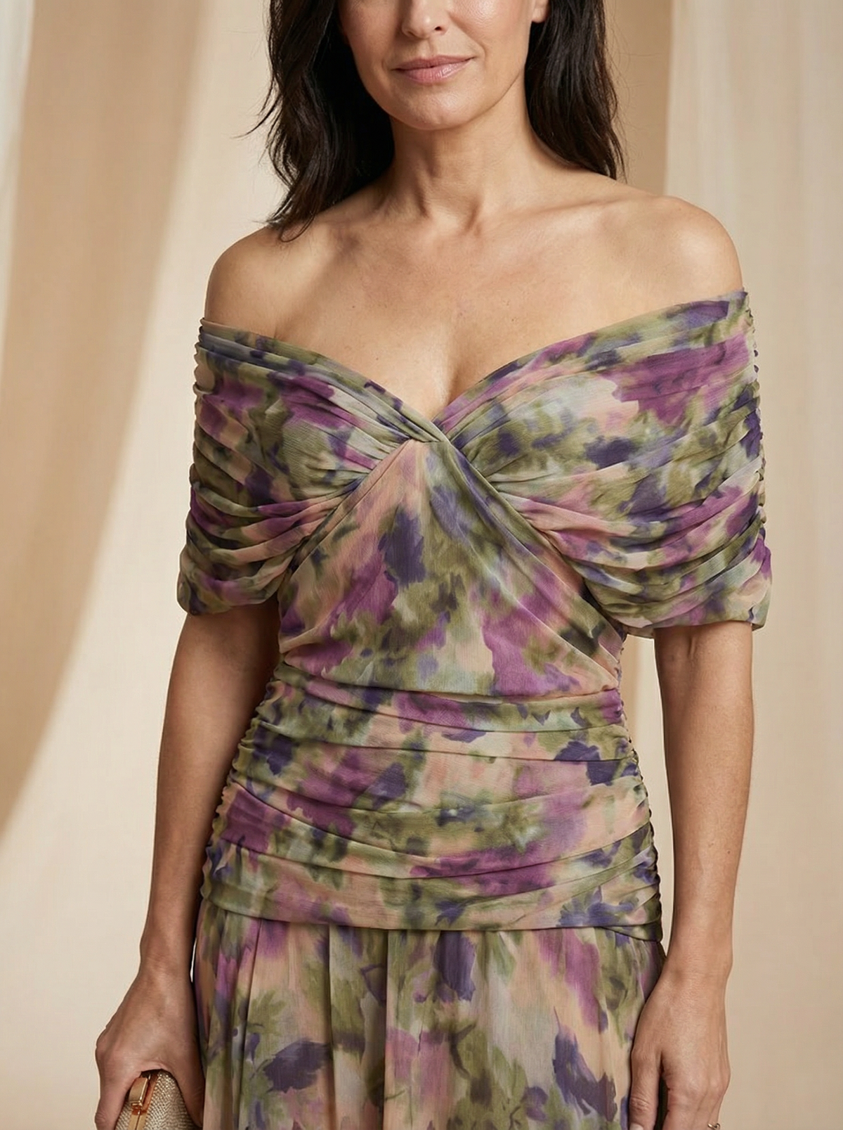 Elegant Santana-silkekjole - Maison Claire et Sylvie
