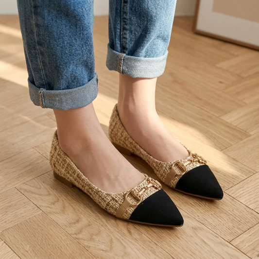 Ballerinaer i tweed Verona