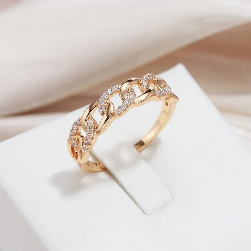 Guldring “Maille Chic”