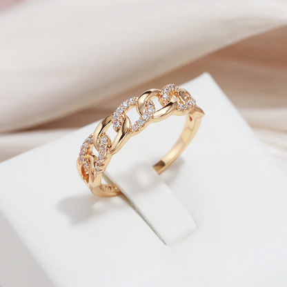 Guldring “Maille Chic”
