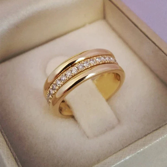 Vintagering med zirkonia