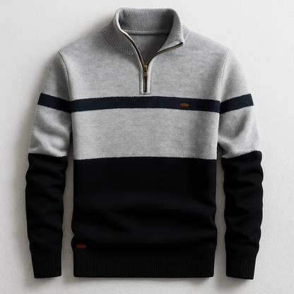 Éloi™ | Raffineret og behagelig sweater med halv lynlås