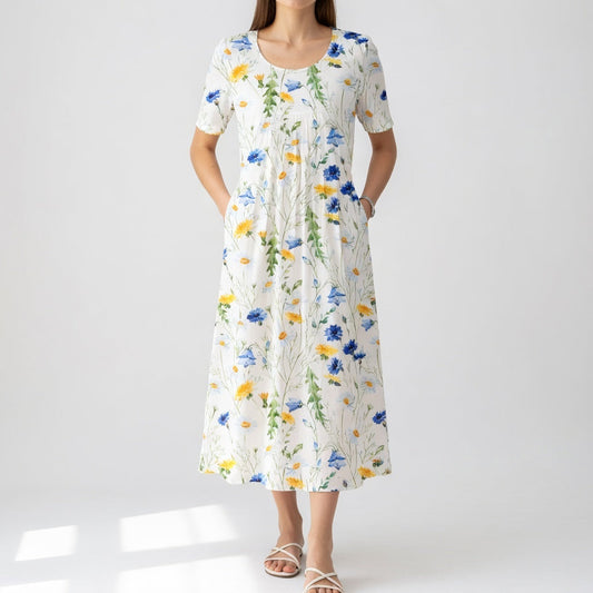 Doreen™ — Elegant kjole med flæser